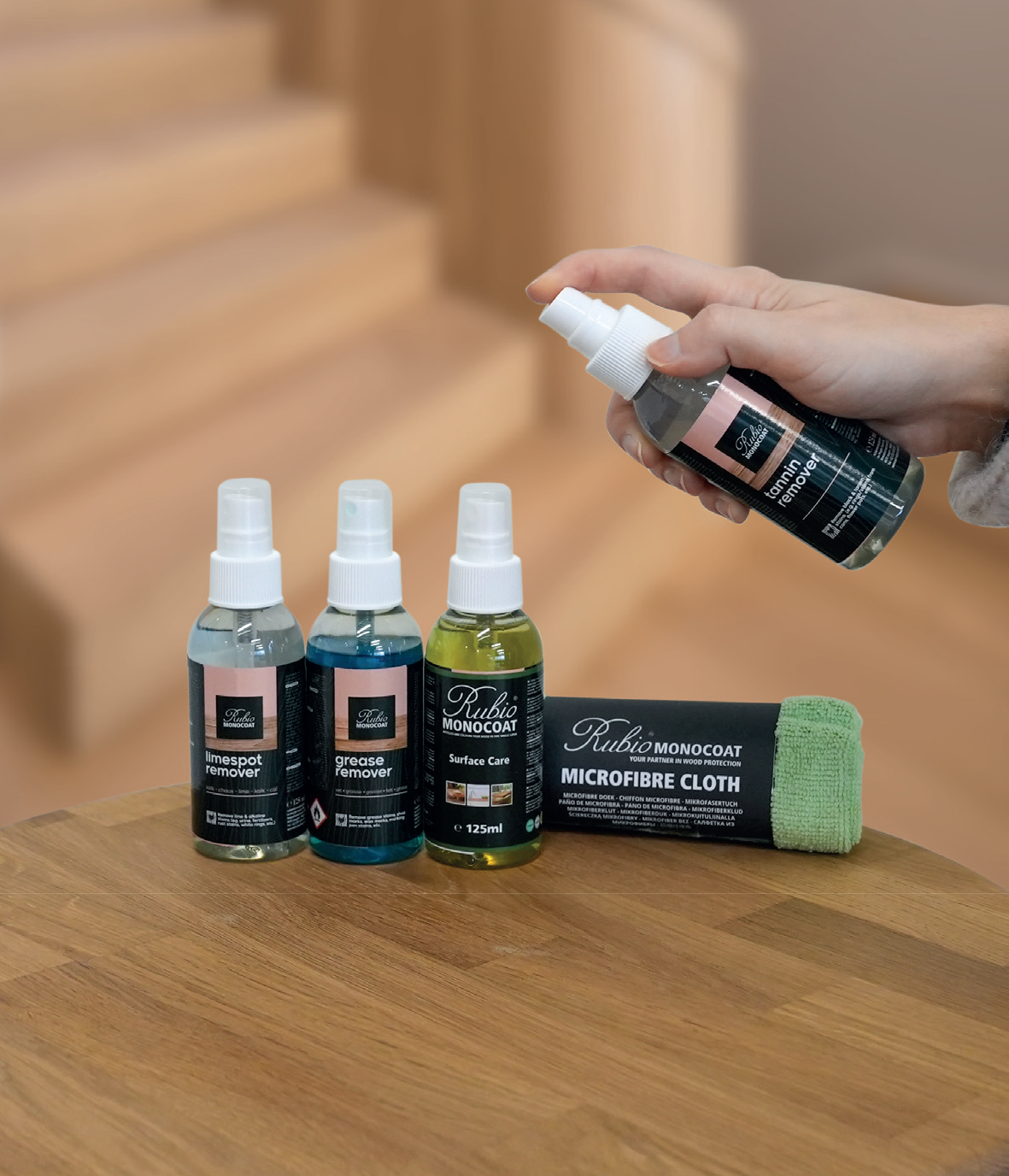 Vlekverwijderingsset - vloeren, meubels & trappen